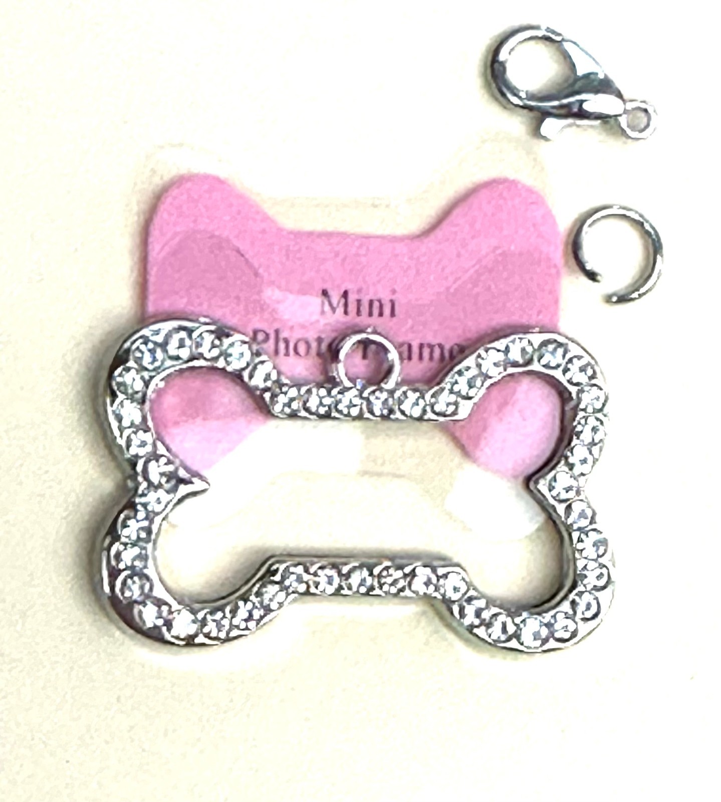 Mini Photo Frame Pet Tag – Writable ID , Keychain, Holiday Gift for Pet Lovers