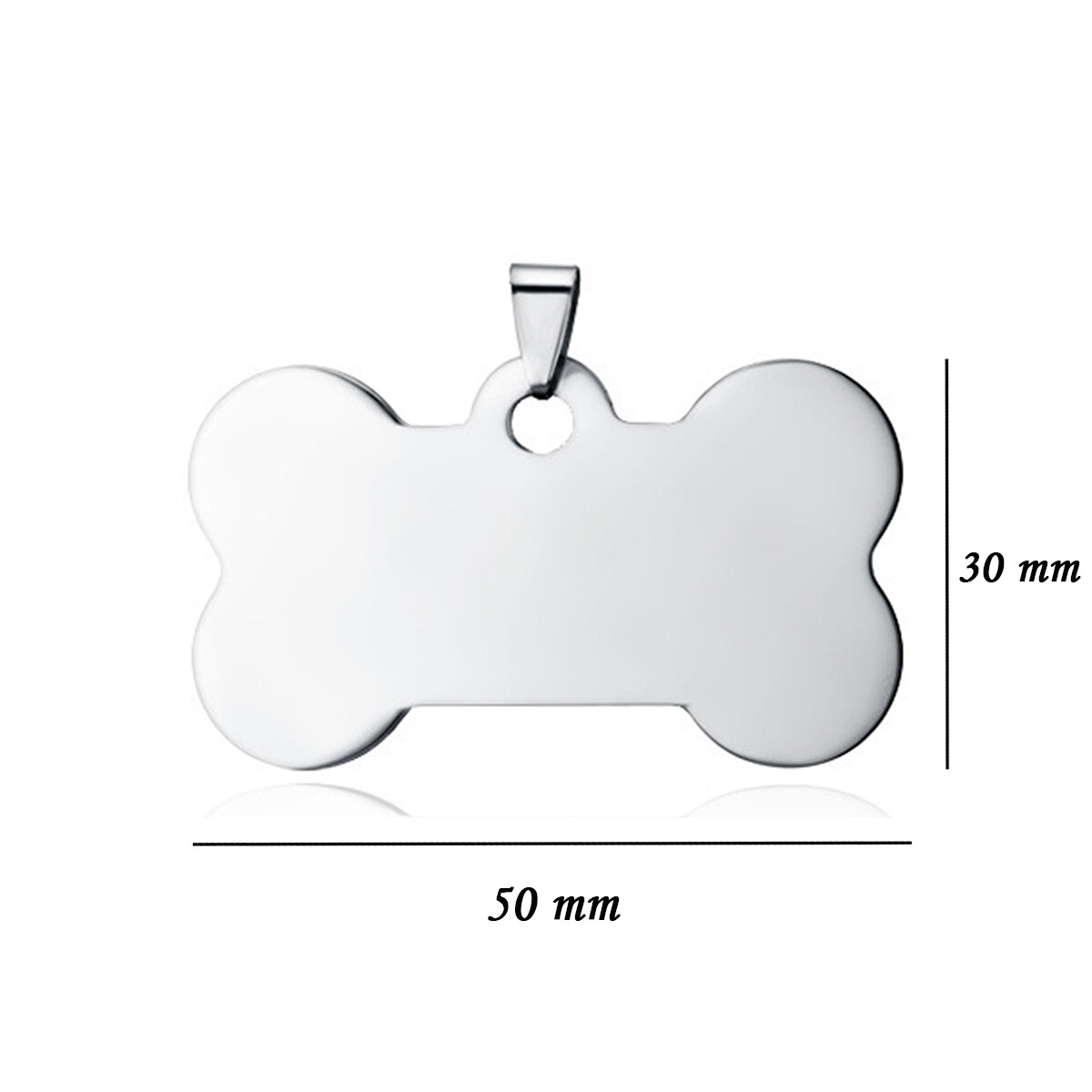PET ID TAG CUSTOM ENGRAVED PERSONALIZED DOG CAT NAME TAGS DOUBLE SIDE