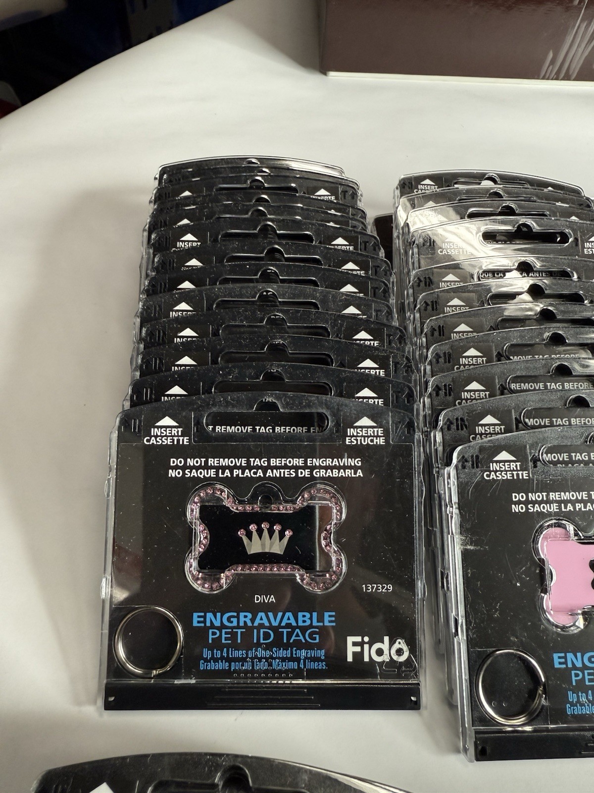 Lot Of 85 FIDO Engravable Pet ID Tags – Dog – Cat – Animal – Free Shipping!