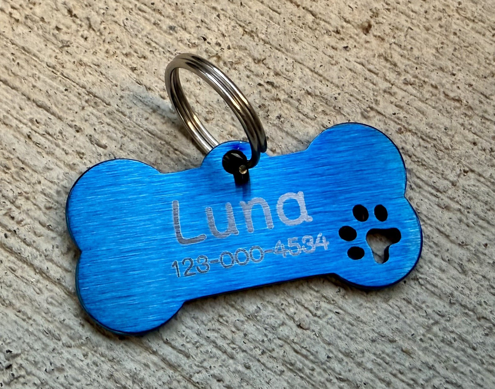 Personalized Pet ID Tag – Custom Engraved Dog & Cat Collar Tag