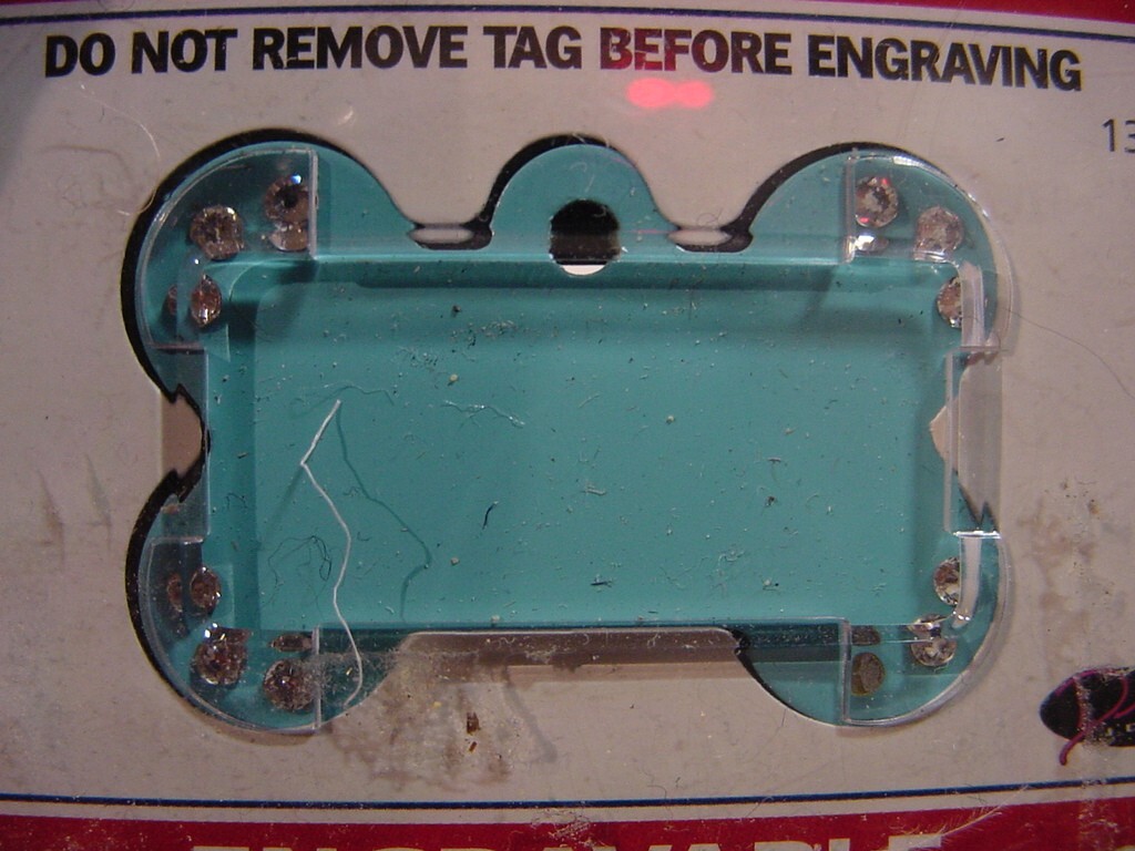 NEW – ENGRAVABLE PET I.D. TAG – DOG BONE