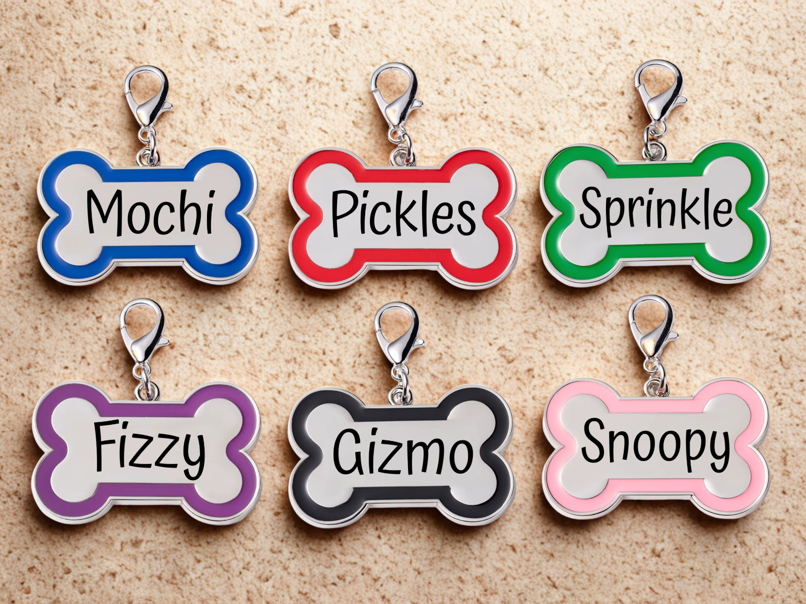 Dog Tag Dog Collar Tag Personalized Dog Tag Custom Dog Name Tag Bone Dog ID Tag