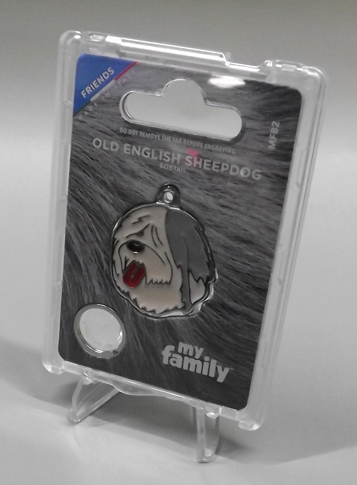 Old English Sheepdog Dog ID Tag (MF82), NIP